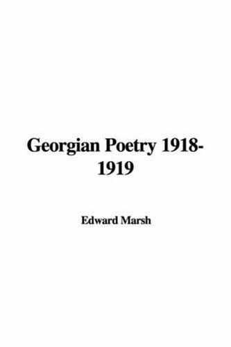 Georgian Poetry, 1918-1919