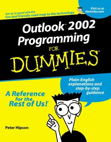 Outlook 2002 Programming for Dummies