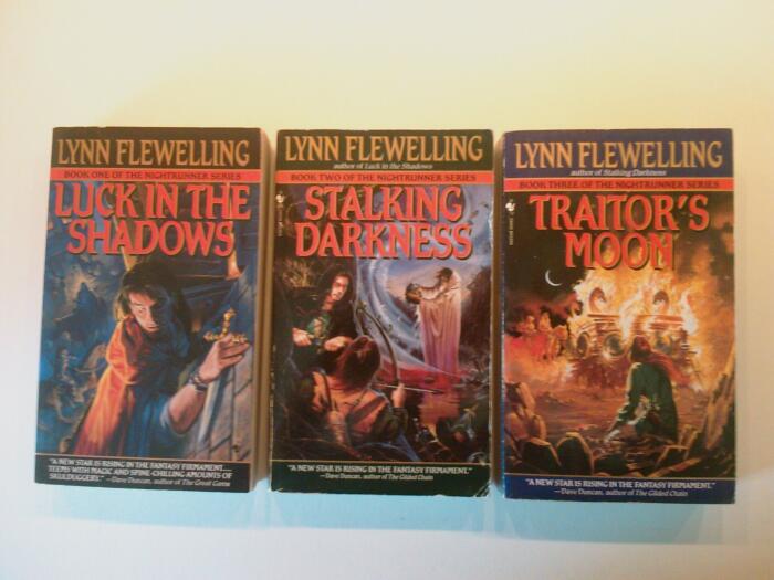 The Nightrunner Series Trilogy: Luck in the Shadows, Stalking Darkness, Traitor's Moon