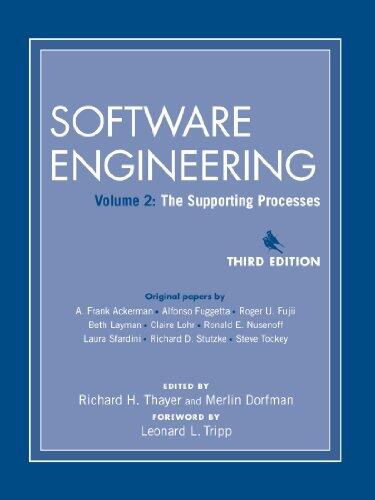 Software Engineering: The Supporting Processes