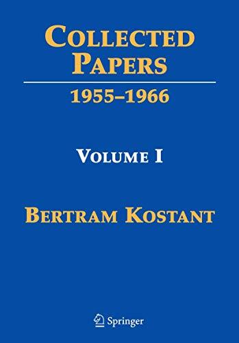 Collected Papers (Volume I 1955-1966)