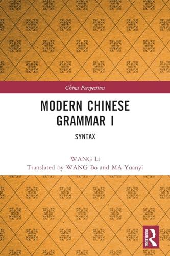 Modern Chinese Grammar I
