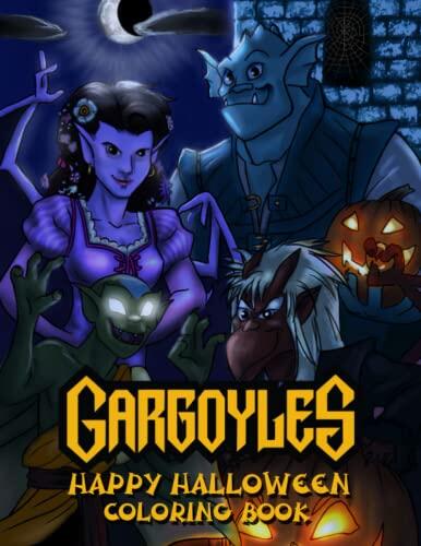 Gargoyles Halloween Coloring Book: The Fantastic Halloween Coloring Book Present for Children & Kids, or Wonderful Halloween Gift for Toddlers.