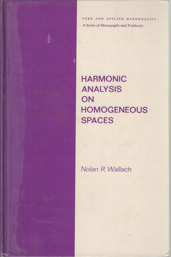 Harmonic Analysis on Homogeneous Spaces