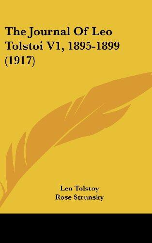The Journal of Leo Tolstoi (V1, 1895-1899)