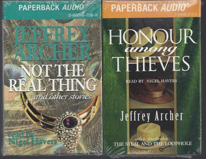 Not The Real Thing and Other Stories/Honour Among Thieves Paperback Audiobook Cassette