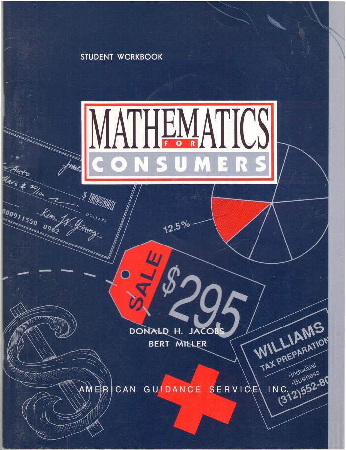 Mathematics for Consumers Student Workbook