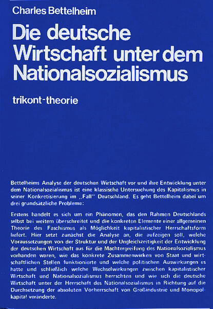 Die deutsche Wirtschaft unter dem Nationalsozialismus