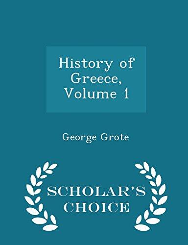 History of Greece, Volume 1