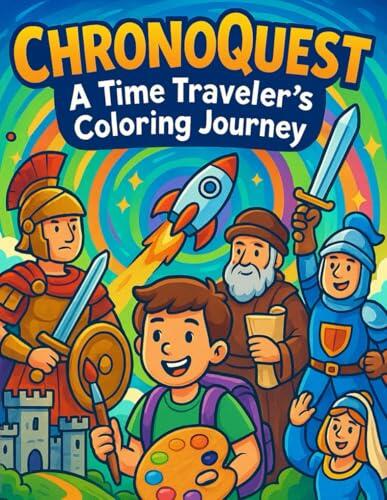 ChronoQuest: A Time Traveler's Coloring Journey