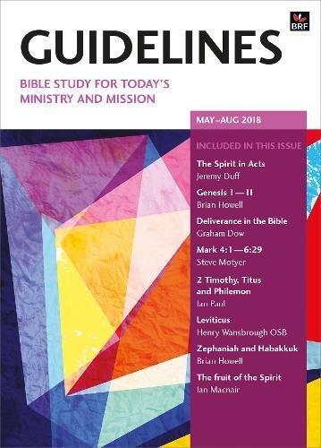 Guidelines May-August 2018: Bible study for today's ministry and mission