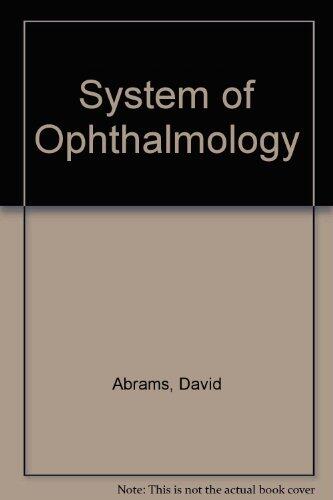 System of Ophthalmology (Vol. 5): Ophthalmic Optics and Refraction