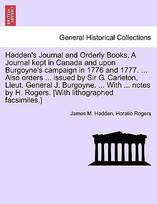 Hadden's Journal and Orderly Books