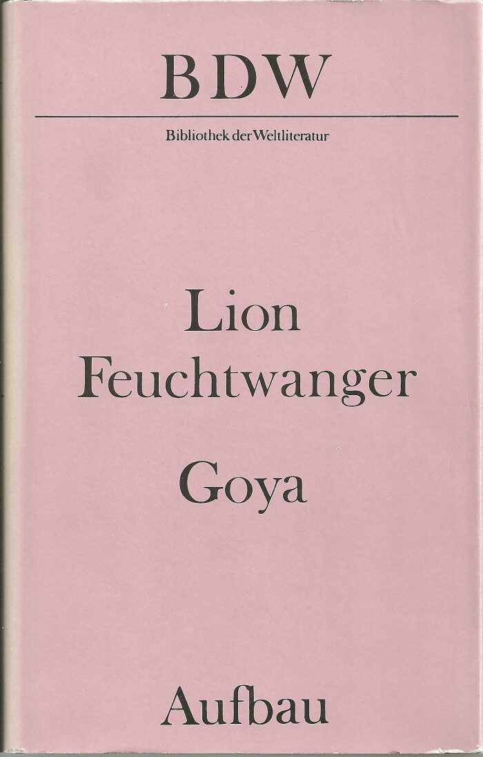 Goya oder der arge Weg der Erkenntnis : Roman. Bibliothek der Weltliteratur