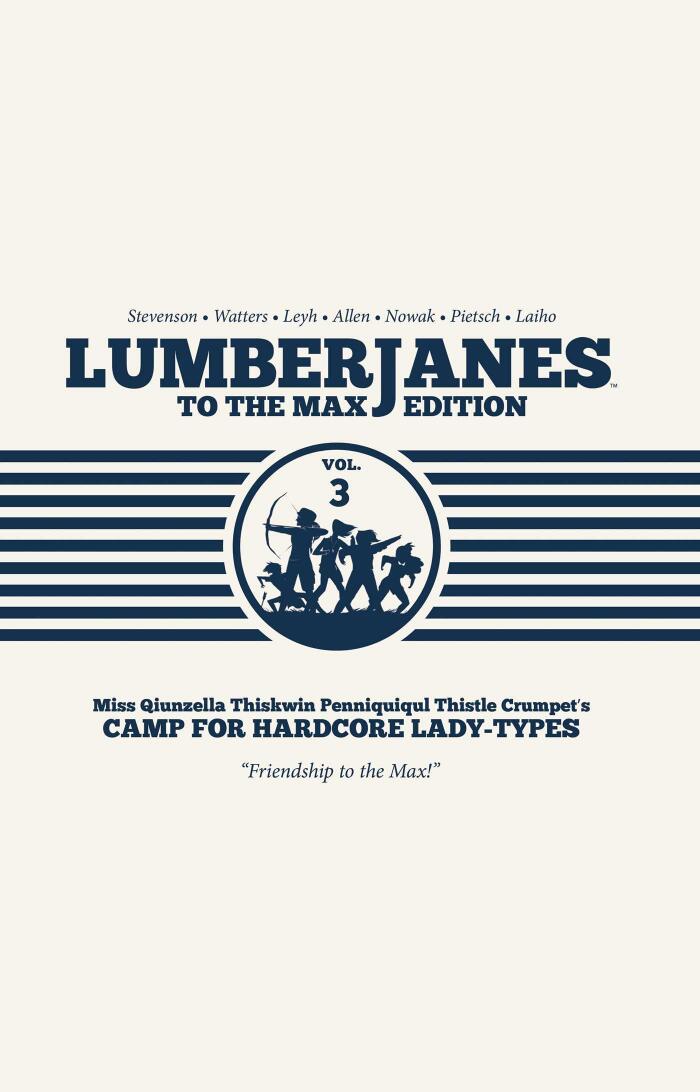 Lumberjanes: To the Max Edition, Vol. 3
