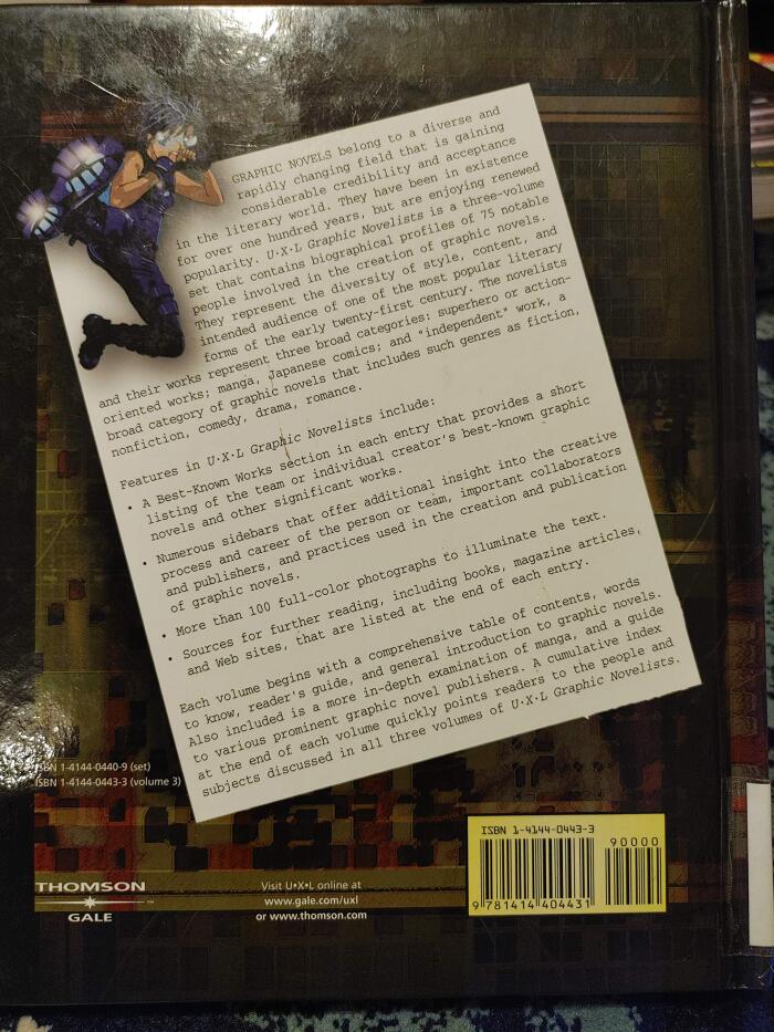 U.x.l Graphic Novelists Volume 3 S-w