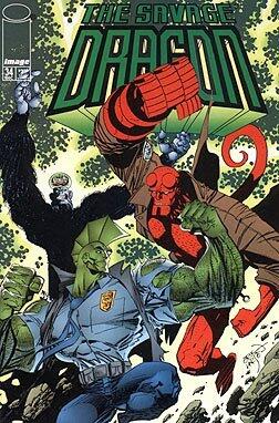 The Savage Dragon #34 Hellboy Cover and Team Up