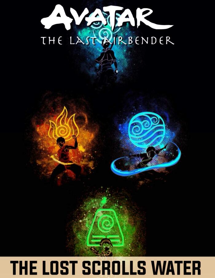 Avatar: The Last Airbender Nickelodeon Avatar The Lost Scrolls Water Comics Books Collection For Kids Boys Girls Women Men Fan