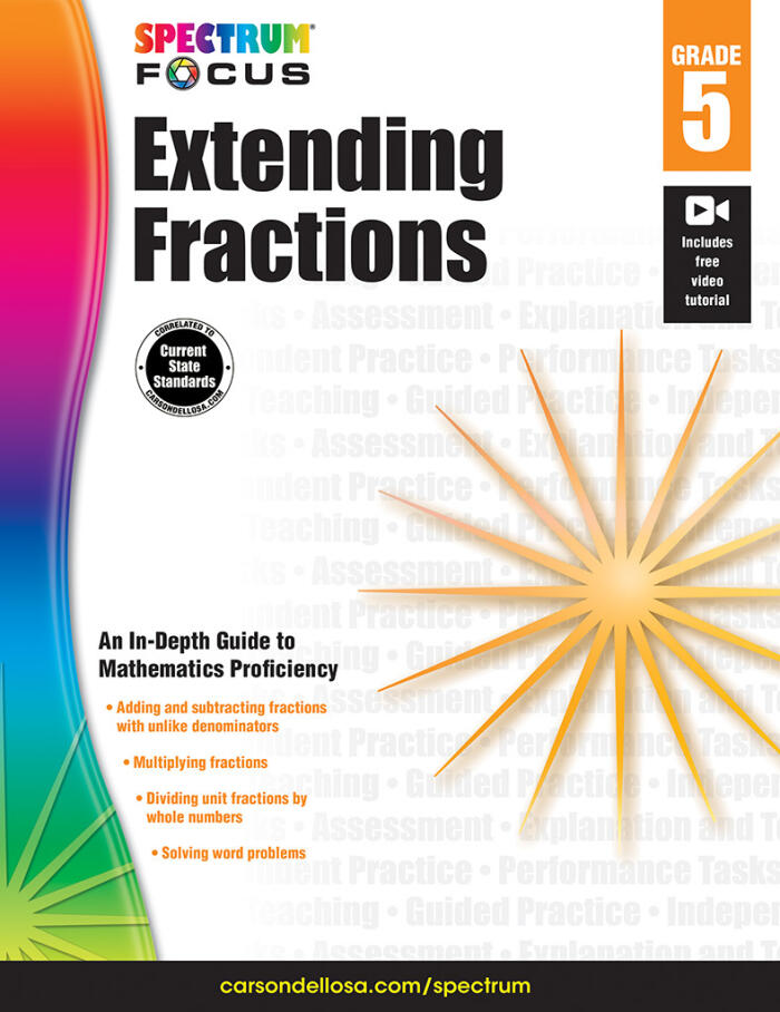 Spectrum - Extending Fractions, Grade 5