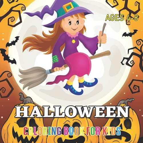 Halloween Coloring Book for Kids Ages 4-8: Best Halloween Coloring Activity for Kids