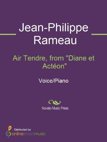 Air Tendre, from "Diane et Actéon"