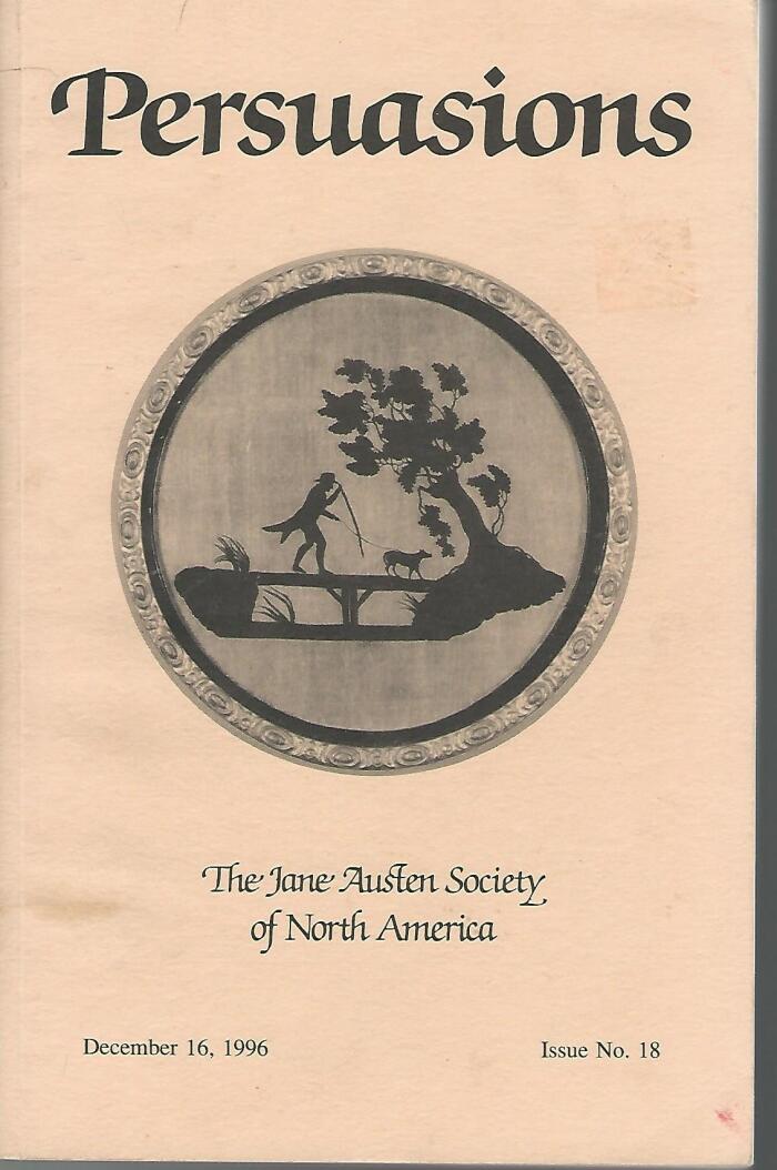 Persuasions; the Jane Austen Society of North America [JASNA], Issue No. 19