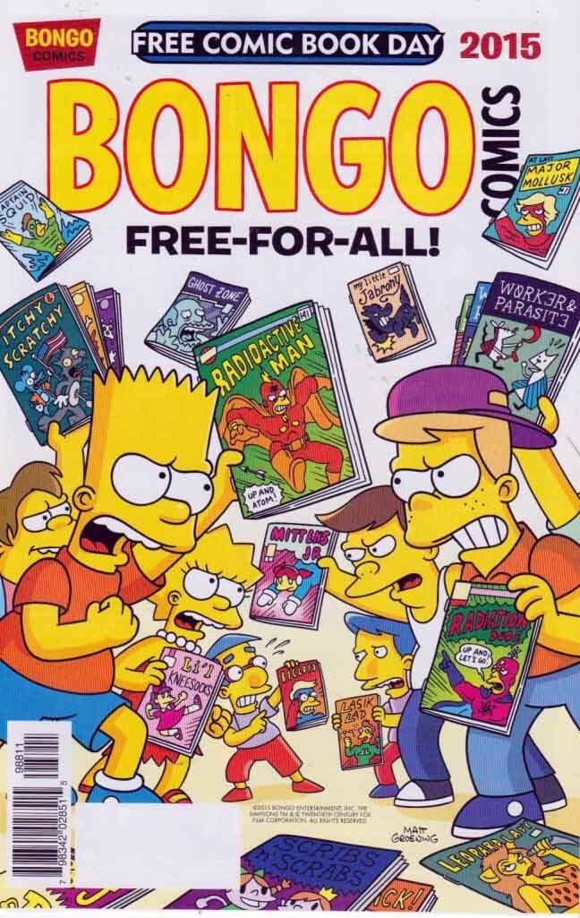 Bongo Free-For-All FCBD Free Comic Book Day 2015