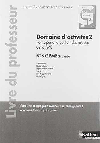 Domaine d'activité 2 - BTS 2ème année GPME (DOM ACT GPME) - Professeur - 2019