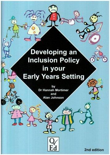 Developing an Inclusion Policy in Your Early Years Setting