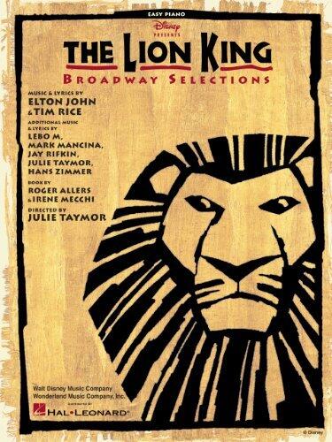 The Lion King - Broadway Selections Songbook