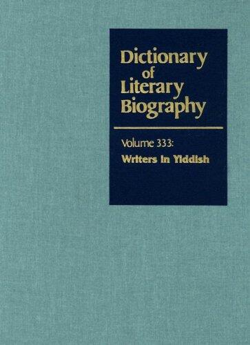 DLB 333: Writers in Yiddish
