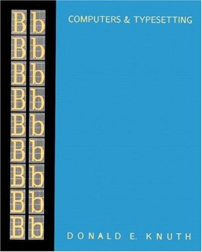 Computers & Typesetting, Volume B: TeX: The Program