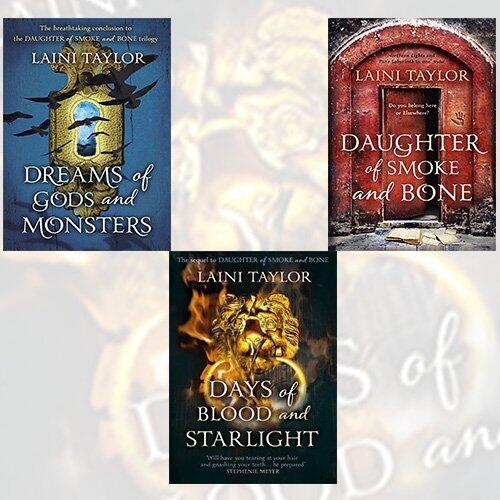 Daughter of Smoke and Bone Trilogy Collection Laini Taylor 3 Books Set