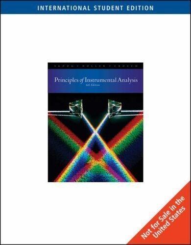 Instrumental Analysis Principles International Edition