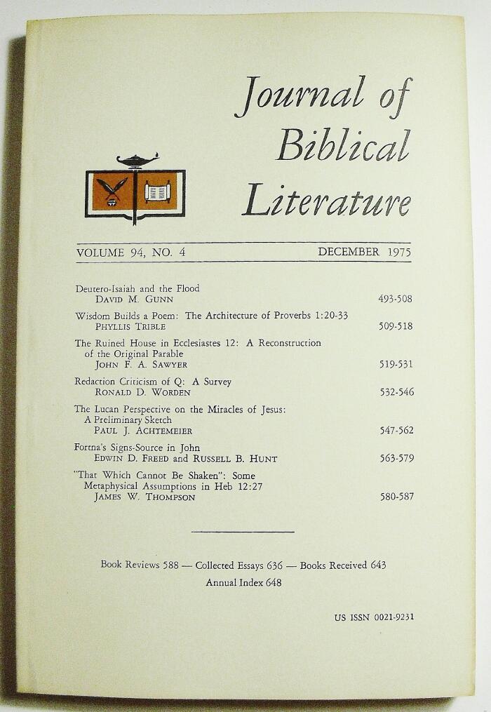 Journal of Biblical Literature