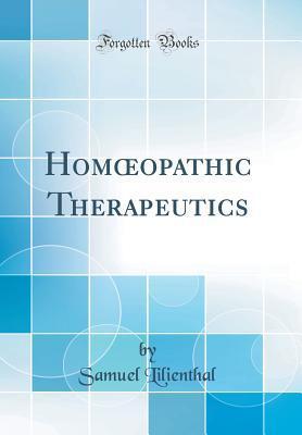 Homœopathic Therapeutics