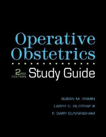 Operative Obstetrics (2nd Edition Study Guide)