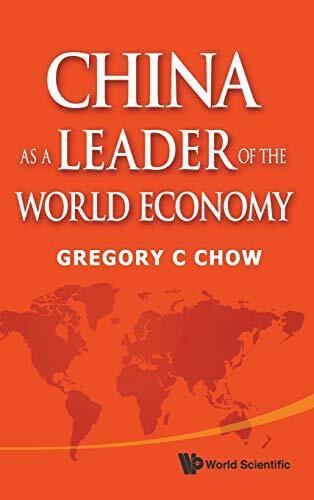 China as a Leader of the World Economy