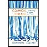 Common Threads by Repetto, Ellen Kuhl, Aaron, Jane E.. (Bedford/St. Martin's,2013) [Hardcover]
