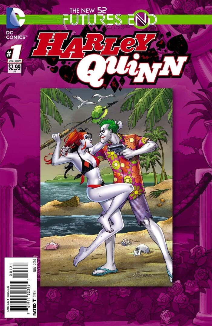 Harley Quinn Comic Bundle (Issue #0 Director's Cut, Issue #1 5th Printing, Little Black Book CVR A and Futures End Regular CVR B) - Bundle of Four (4) Harley Quinn Comics
