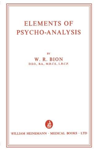 Elements of Psychoanalysis