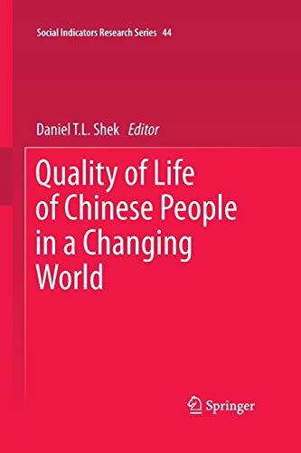 Quality of Life of Chinese People in a Changing World