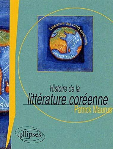 Histoire De La Littérature Coréenne