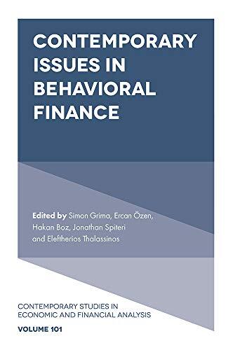 Contemporary Issues in Behavioral Finance