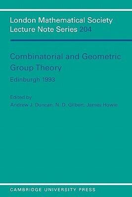 Combinatorial and Geometric Group Theory, Edinburgh 1993