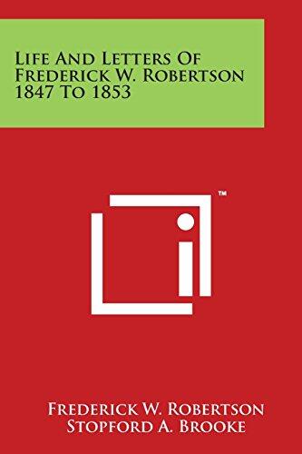 Life and Letters (1847-1853)