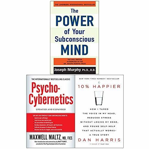Power of Your Subconscious Mind, Psycho-Cybernetics, 10% Happier 3 Books Collection Set