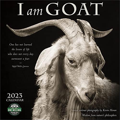 I Am Goat 2023 Wall Calendar: Animal Portrait Photography and Wisdom From Nature's Philosophers (12 x 24 Open)