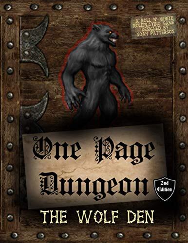 One Page Dungeon: The Wolf Den