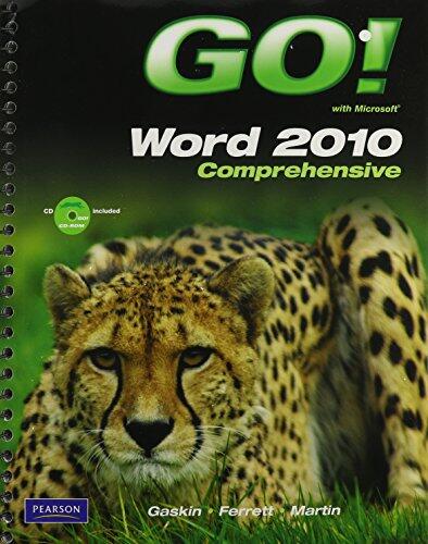 Go! With Microsoft Word 2010